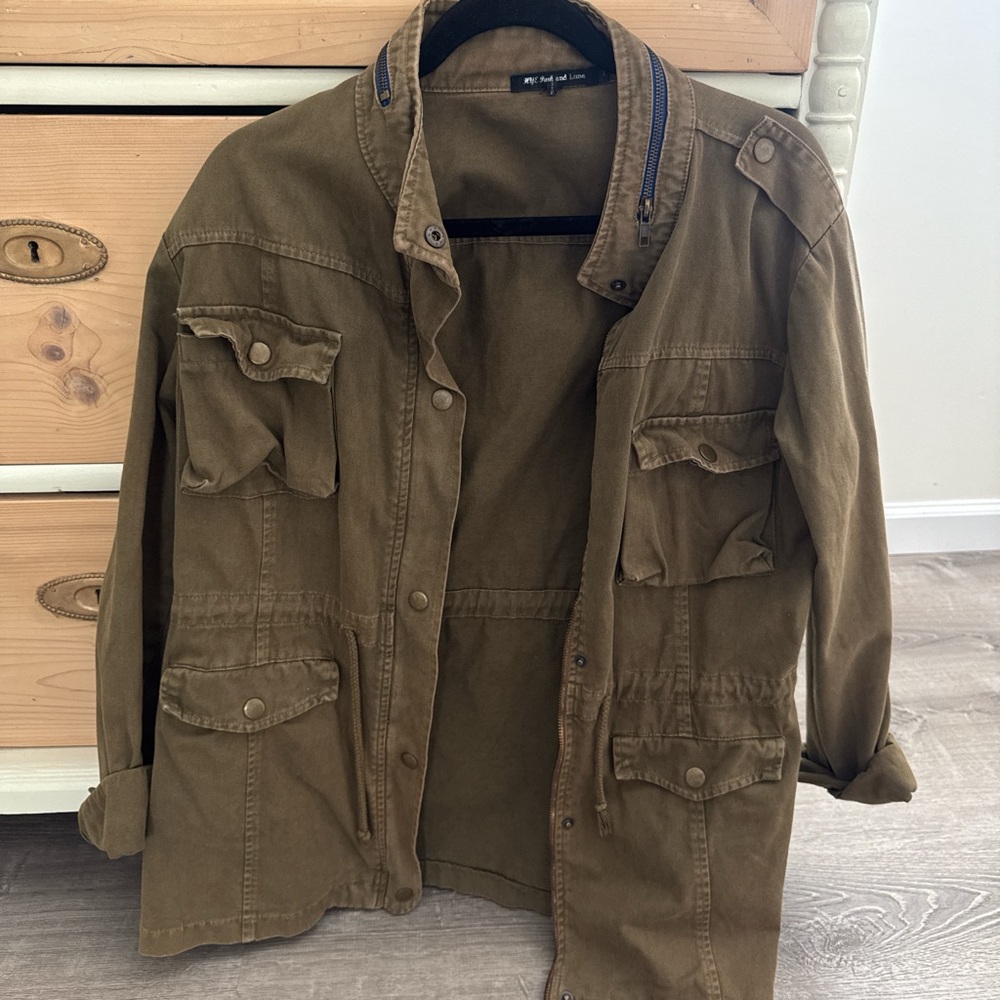 Women’s Green Military Style Jacket